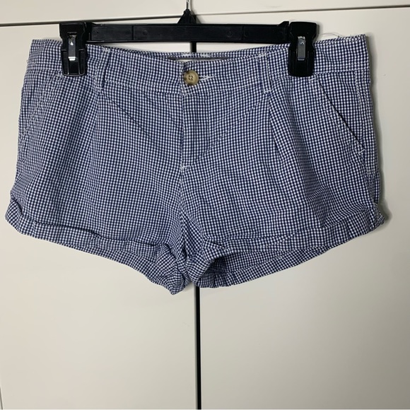 Abercrombie & Fitch Pants - Abercrombie & Fitch Checkered Shortie Shorts